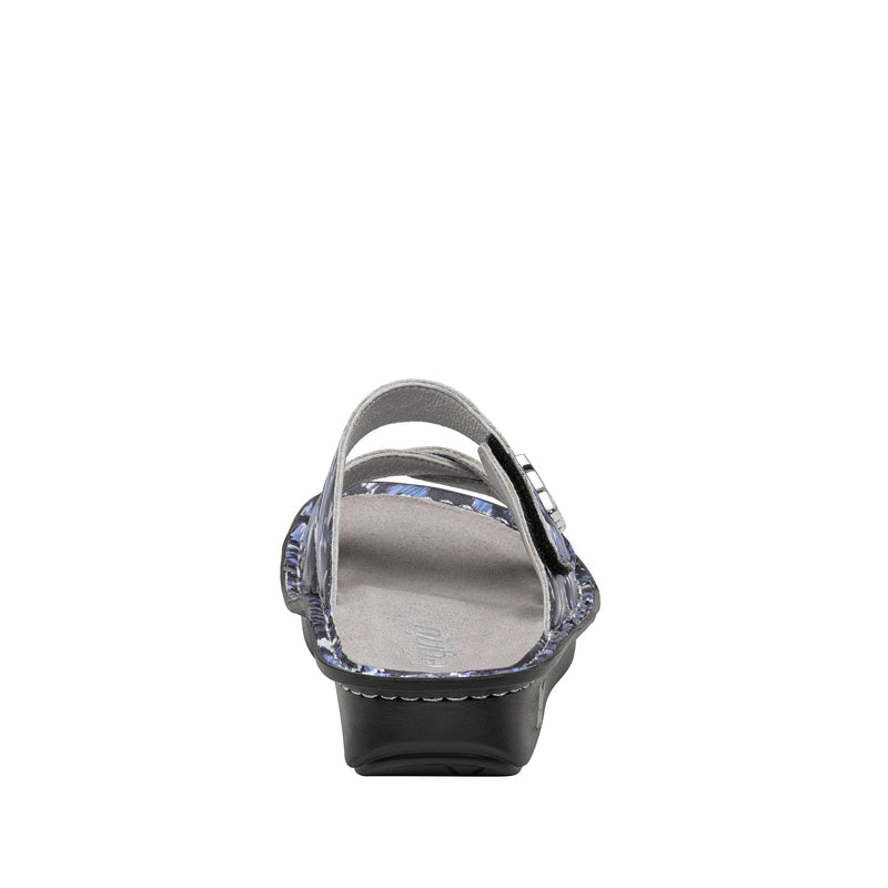 Victoriah Feral with crisscross detail and adjustable strap slide on sandal on mini outsole - VIC-7501_S4