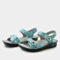 Vienna Aqua Flora Sandal | Alegria Shoes