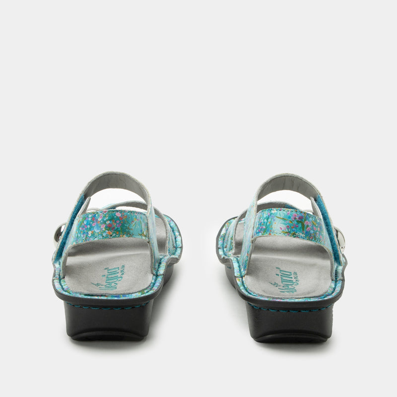 Vienna Aqua Flora Sandal | Alegria Shoes