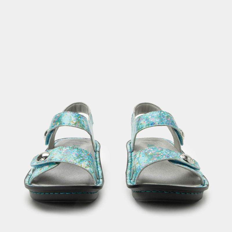 Vienna Aqua Flora Sandal | Alegria Shoes