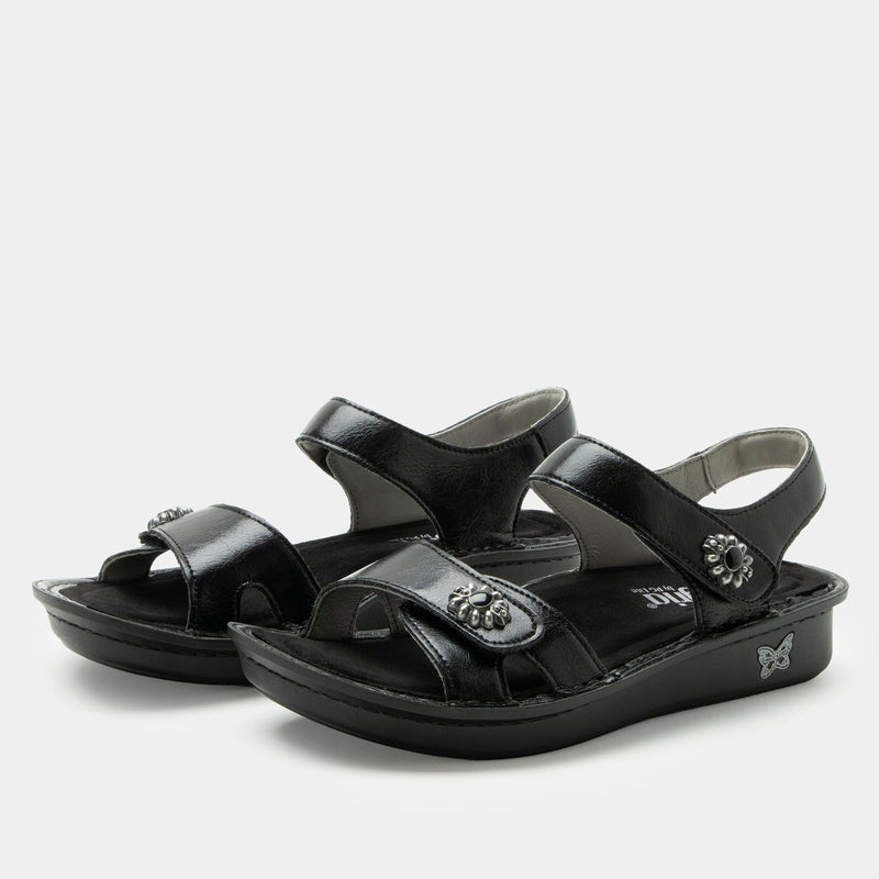 Vienna Black Sapphire Sandal | Alegria Shoes