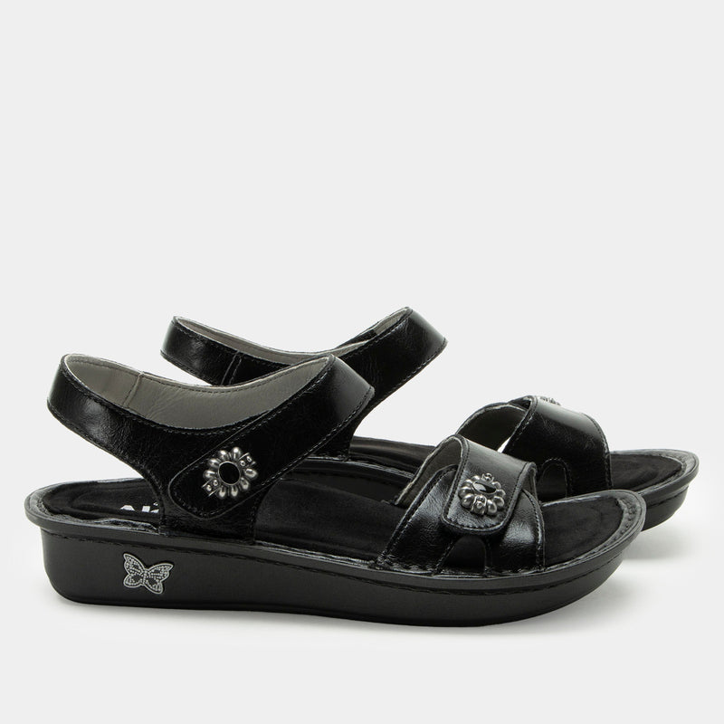 Vienna Black Sapphire Sandal | Alegria Shoes