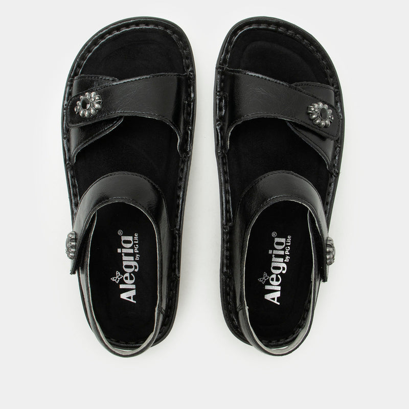 Vienna Black Sapphire Sandal | Alegria Shoes