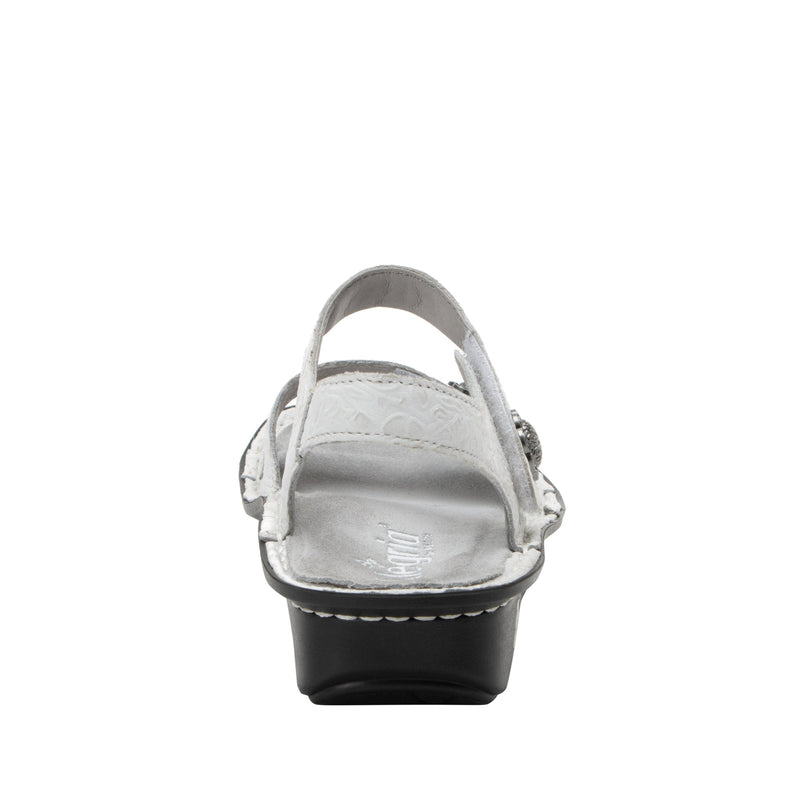 Vienna Delicut White Sandal | Alegria Shoes