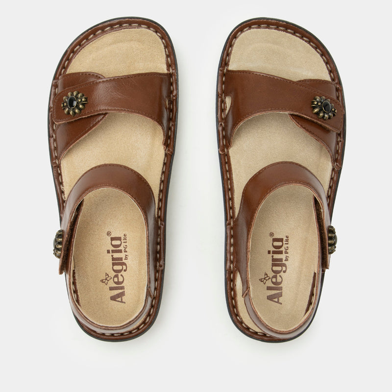 Vienna Marrone Sandal | Alegria Shoes