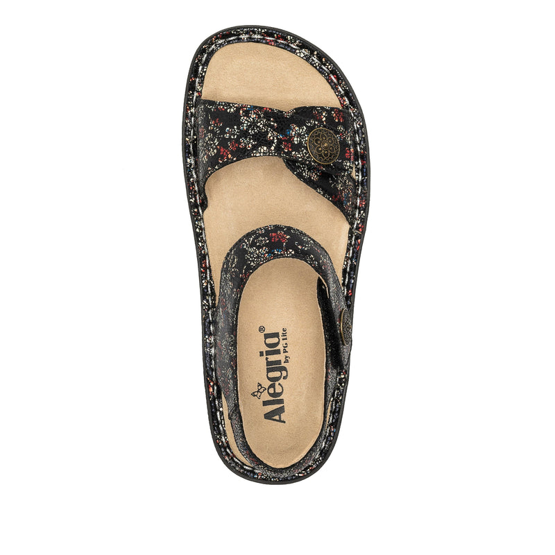 Vienna Posh Sandal with two adjustable hook and loop strap closures and ankle strap - VIE-7516_S5