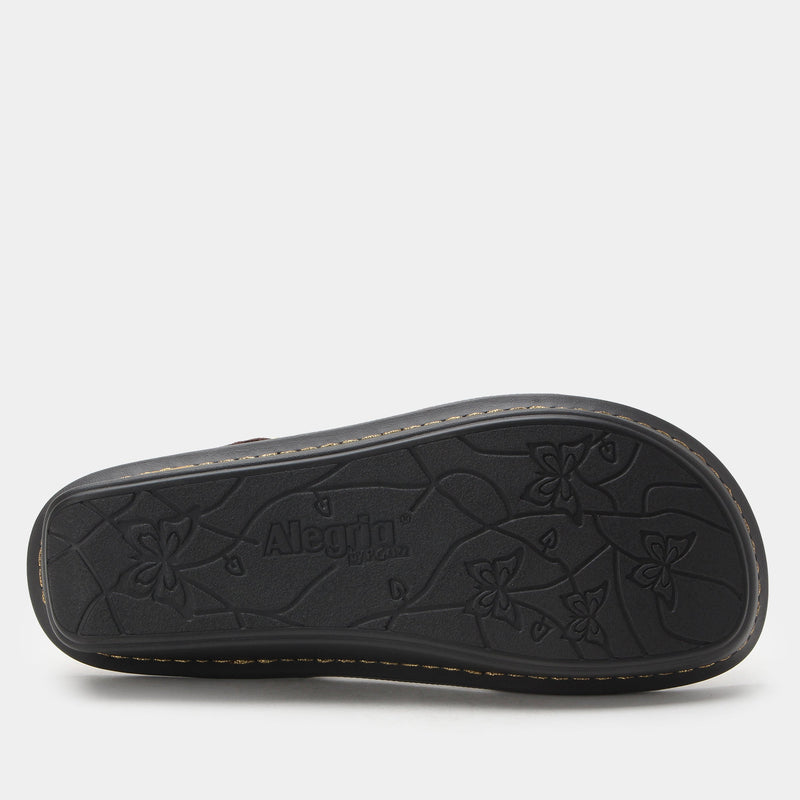 Vienna Swirling Brown Sandal | Alegria Shoes