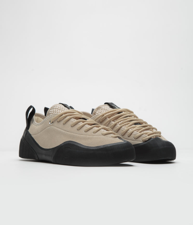 Village PM 1.00 PM Shoes in Cream Beige and Natural Black