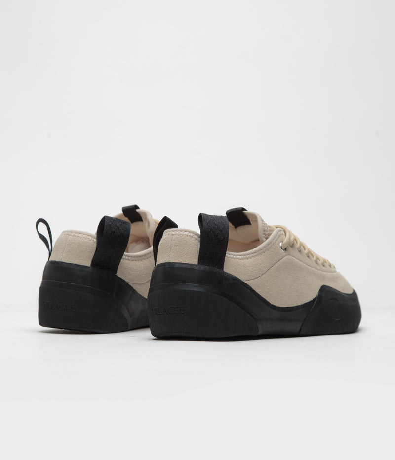 Village PM 1.00 PM Shoes in Cream Beige and Natural Black