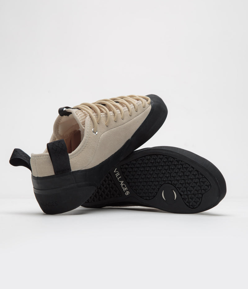 Village PM 1.00 PM Shoes in Cream Beige and Natural Black