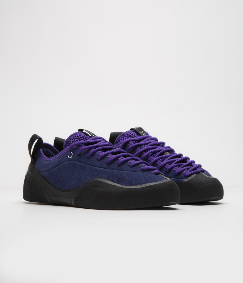 Village PM 1.00 PM Shoes in Navy and Purple and Natural Black
