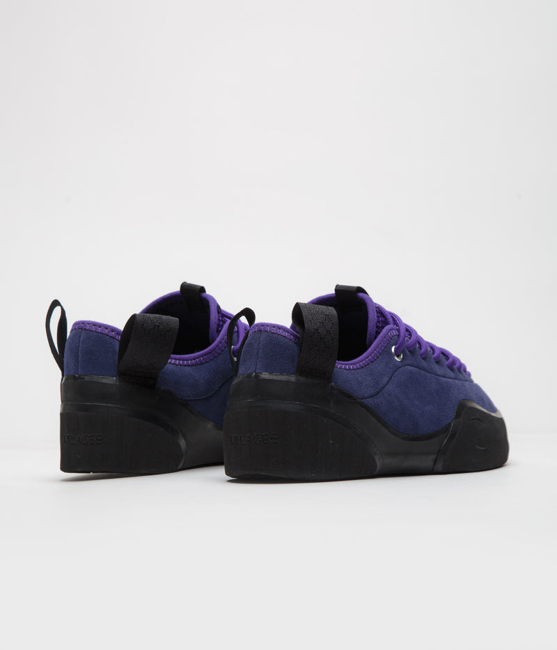 Village PM 1.00 PM Shoes in Navy and Purple and Natural Black