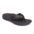 Vionic Aloe Sandal (Women) - Black Nappa Leather Sandal - Thong - The Heel Shoe Fitters
