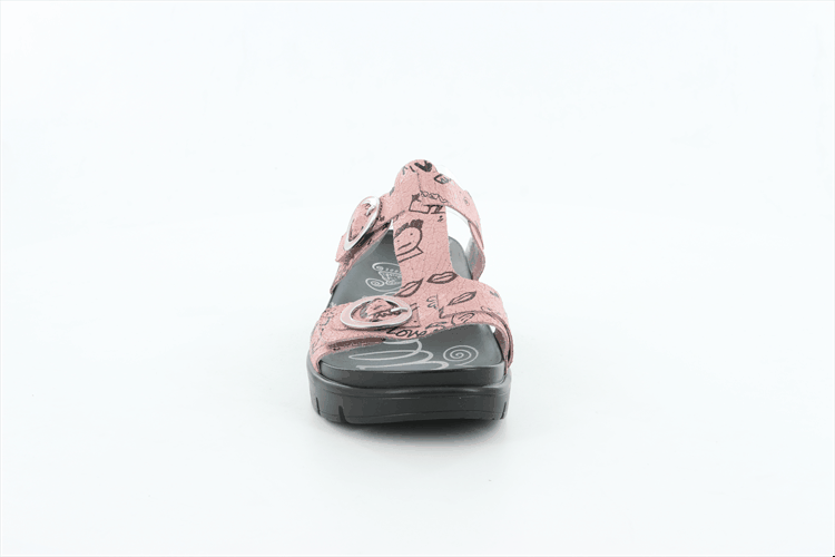 Vita Red Scribble Sandal | Alegria Shoes