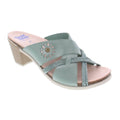 Wanda Panda Willow Slide Sandal (Women) - Grey Blue Sandal - Heel/Wedge - The Heel Shoe Fitters