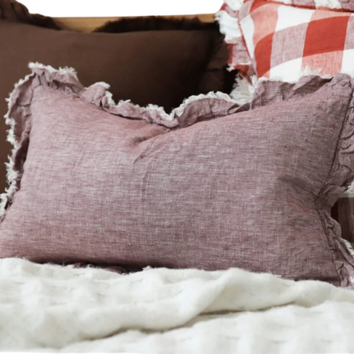 Washed Plum Cushion