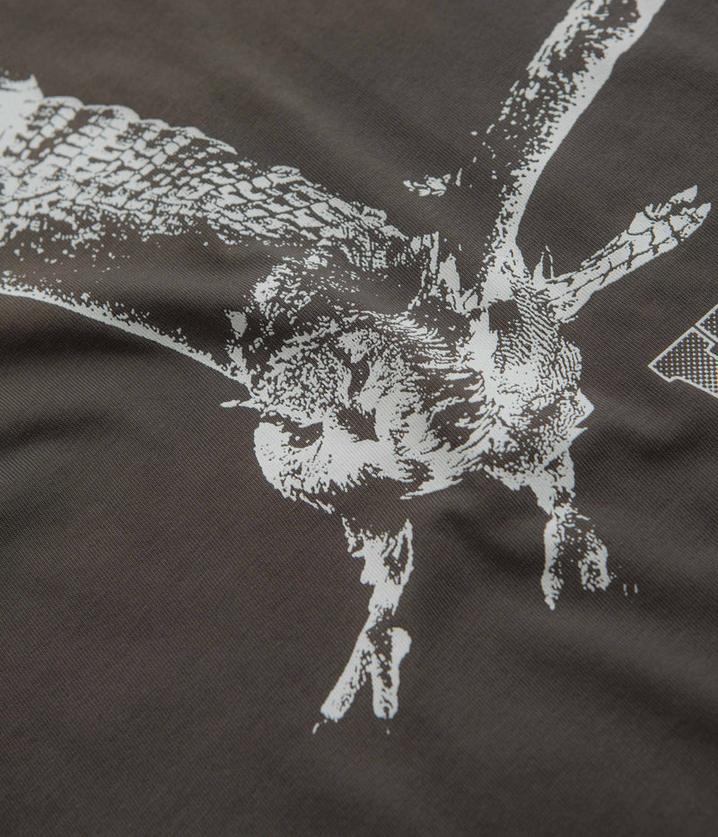 Welcome Fly By Night Enzyme Washed Knit T-Shirt in Wren