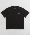Welcome Vamp Core Garment Dyed Knit T-Shirt in Black
