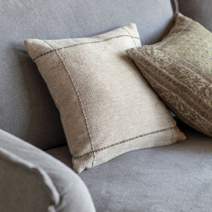 Welton Natural & Black Cushion