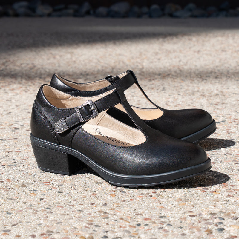Winslett Smoked Black Shoe