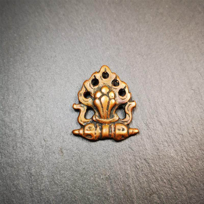 Wish-Fulfilling Cintamani Amulet - Tibetan Buddhist amulet, close-up detail