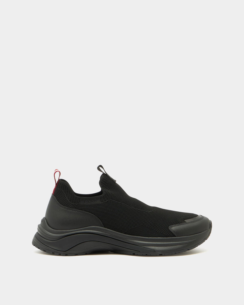 Woge Sneaker in Black Fabric