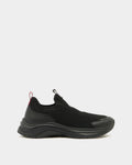 Woge Sneaker in Black Fabric