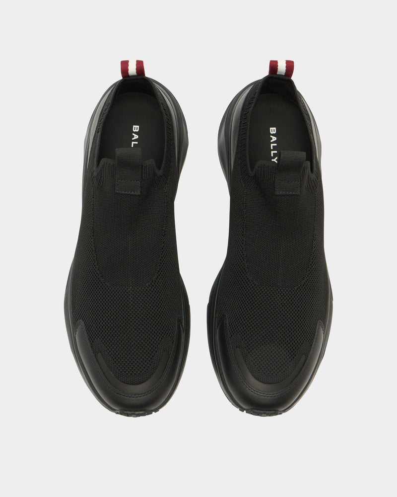 Woge Sneaker in Black Fabric