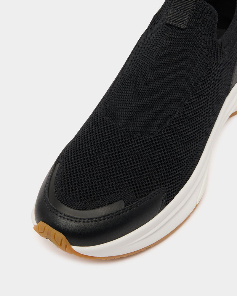 Woge Sneaker in Black Fabric