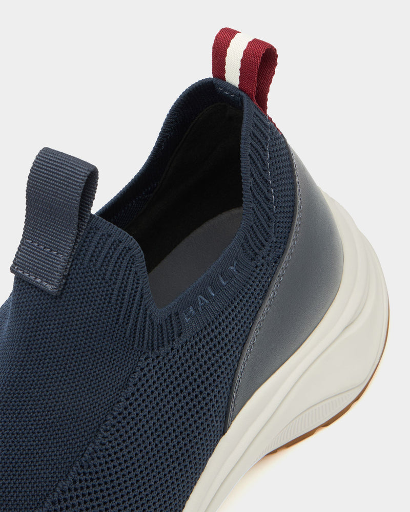 Woge Sneaker in Navy Blue Fabric