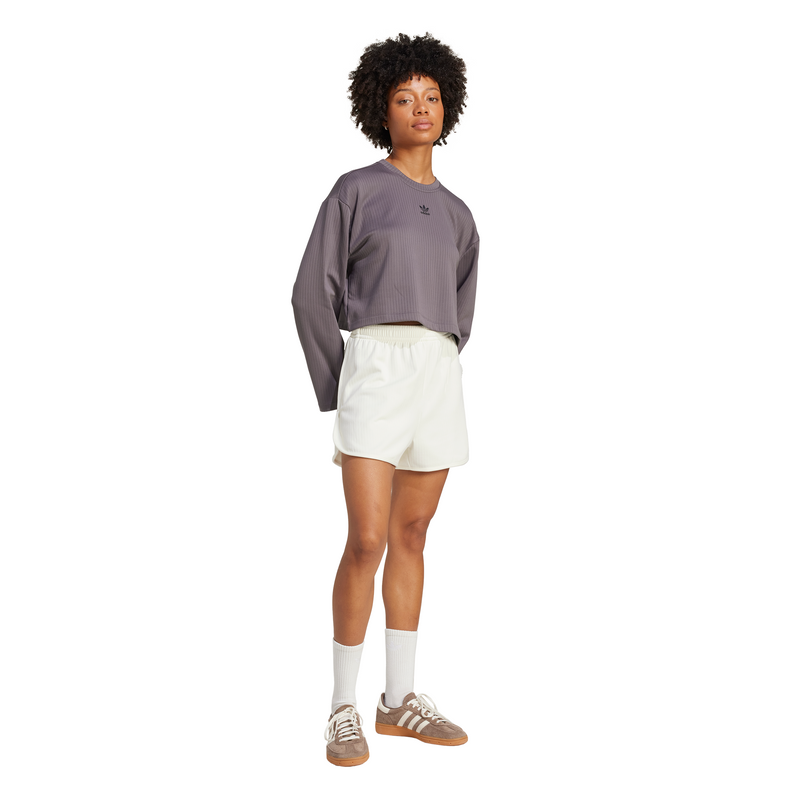 Women's Adidas Essentials Winterized Wide Rib Long Sleeve
