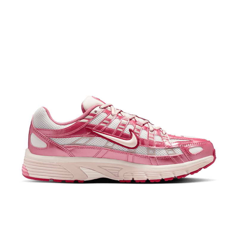 Women's Nike P-6000 "Summit White Slit Red"