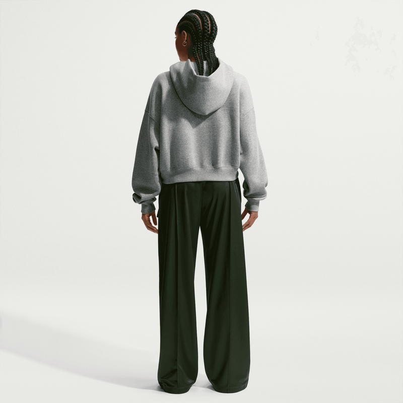 Women's Nike Sportswear Phoenix Fleece Oversized Cropped Henley Hoodie