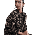 Women's Nike Sportswear Phoenix Fleece Oversized Printed Crew-Neck Sweatshirt