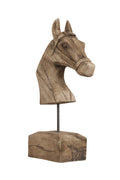 Wooden Horse Ornament Light & Living