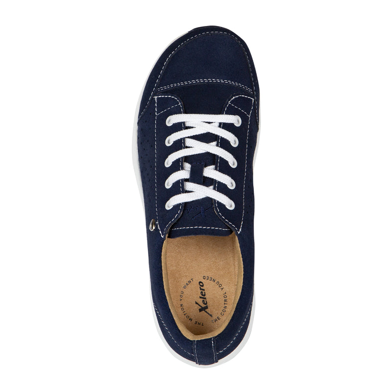 Xelero Heidi Walking Shoe (Women) - Deep Ocean Athletic - Casual - Lace Up - The Heel Shoe Fitters