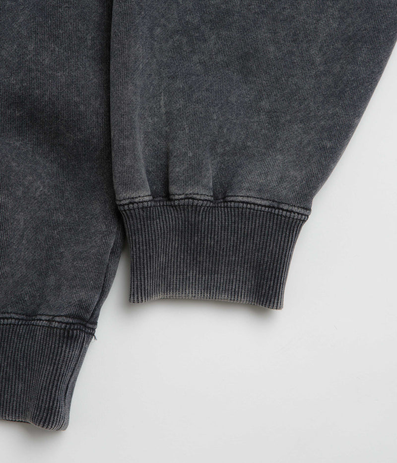 XLarge Collage Logo Hoodie in Black Dyed