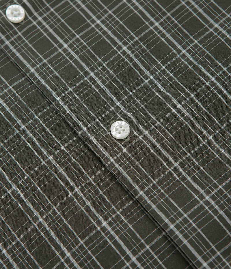 XLarge Embroidered Plaid Short Sleeve Shirt in Olive