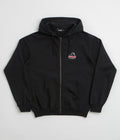 XLarge Slanted OG Full Zip Hoodie in Black and Black