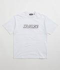 XLarge Standard Logo T-Shirt in White and White