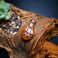 Yak Bone Amulet, Bead Counter Pendant for Mala - Tibetan Buddhist mala beads, front view