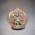 Yamantaka,Vajrabhairava Statue 3.46" - Tibetan Buddhist statue, front view