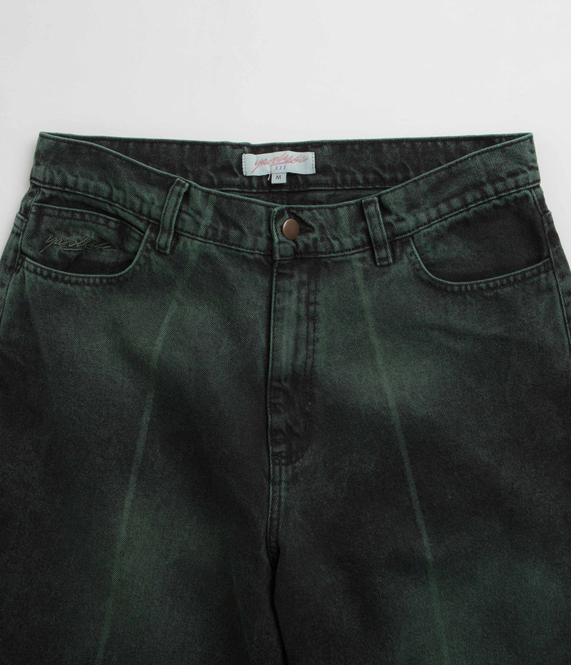 Yardsale Bleached Phantasy Jeans in Emerald