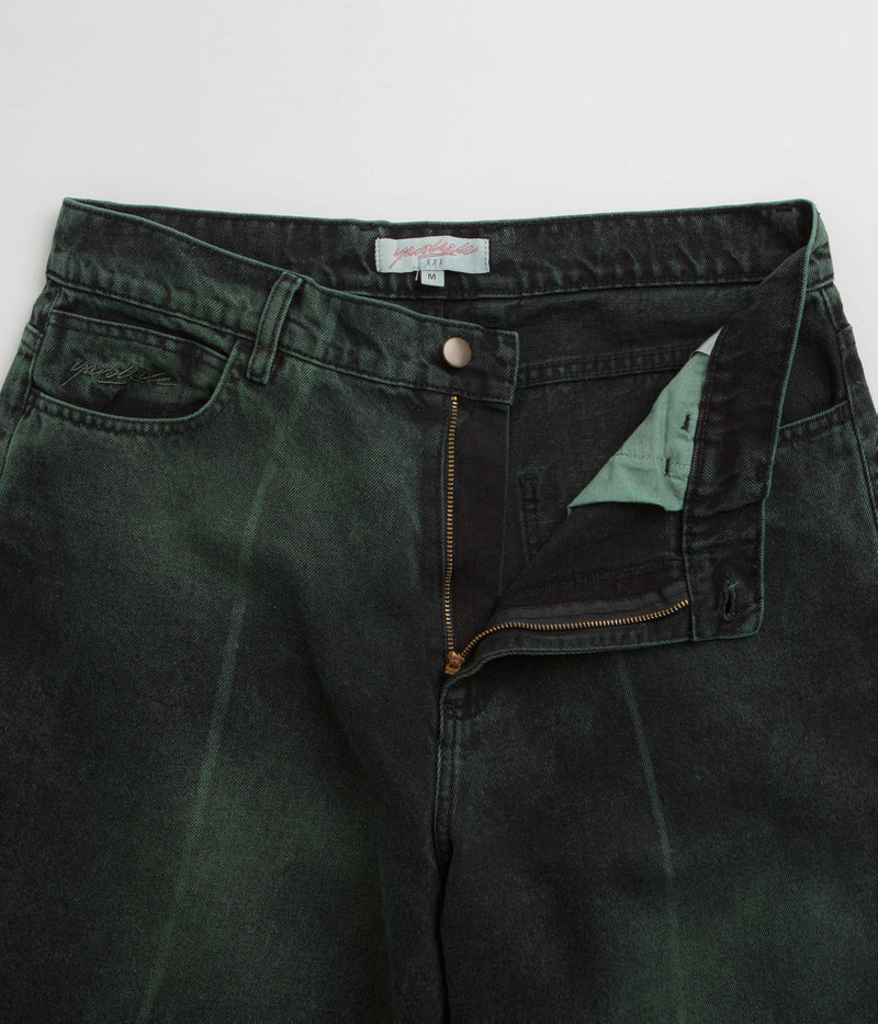 Yardsale Bleached Phantasy Jeans in Emerald