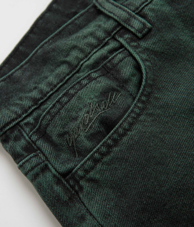 Yardsale Bleached Phantasy Jeans in Emerald
