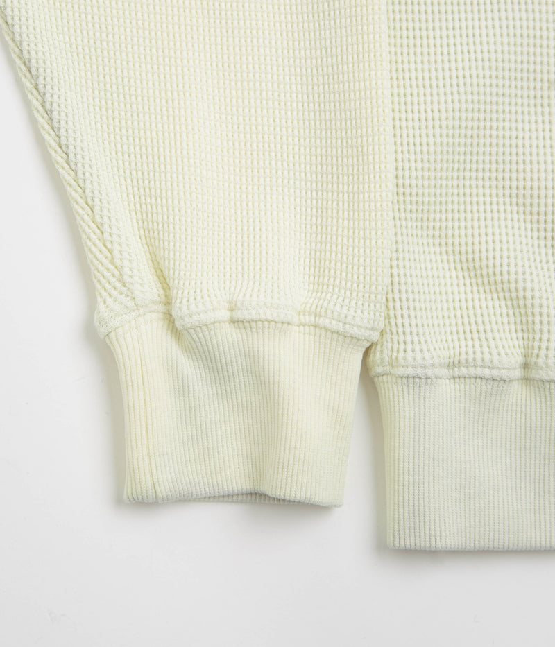 Yardsale Bleached Waffle Hoodie in Light Grey