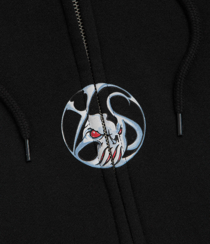 Yardsale Bullseye Full Zip Hoodie in Black