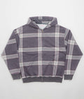 Yardsale Crib Checked Hoodie in Blue