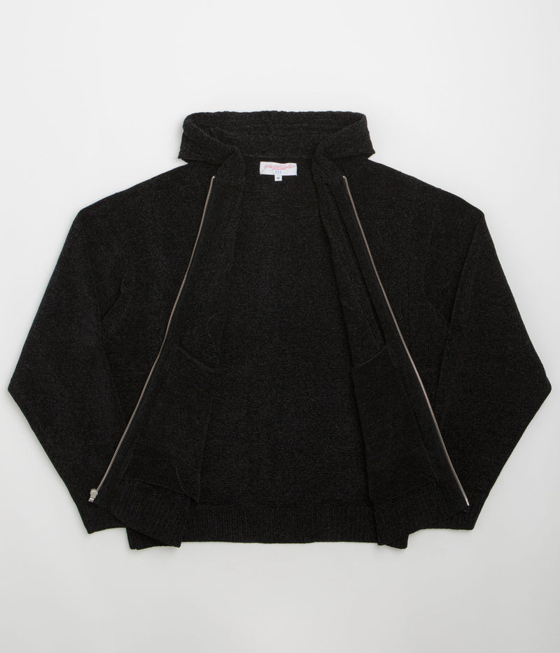 Yardsale Dreamer Chenille Hoodie in Black