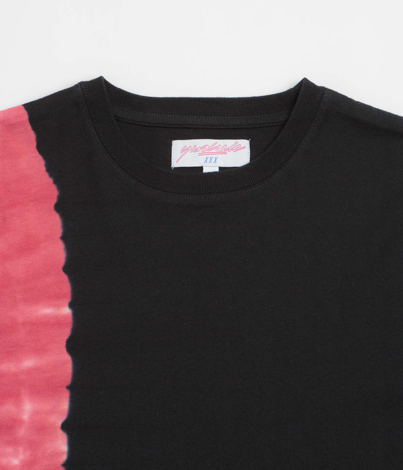 Yardsale Flower Tie Dye T-Shirt in Black